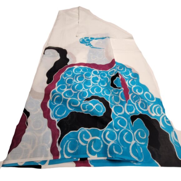 Womens Sarong Cotton Wrap Handpainted Batik Wrapskirt Beach Pareo Beachwear -NEW - Picture 2 of 7